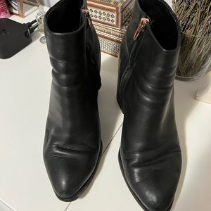 Signature Alexander Wang black /Rose Gold Boots